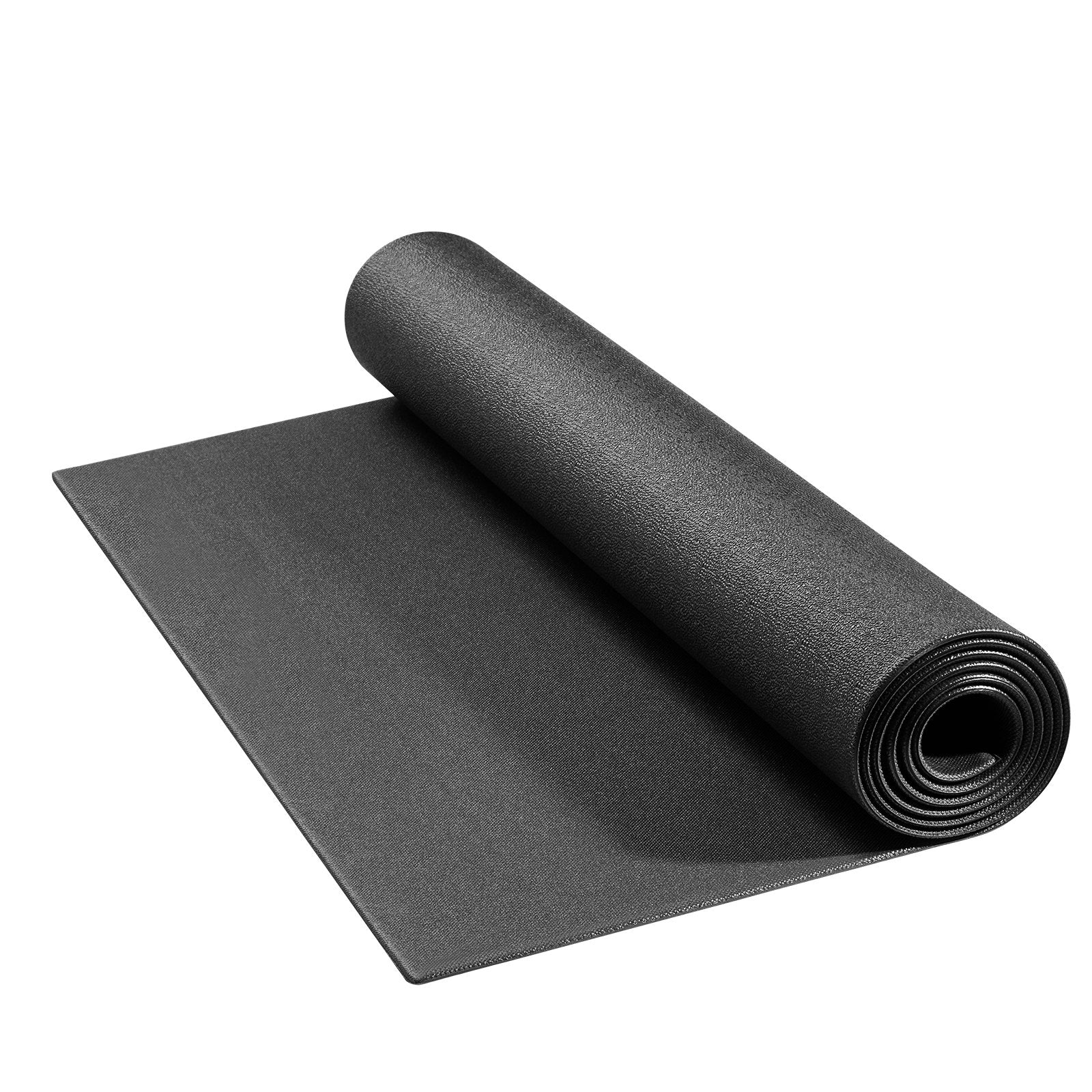 Treadmill Mat For Carpet Floor, 1-4in Thick, 30in X 60in Exercise Equipment Mat For Treadmills, Stationary & Recumbent Bikes, High Density PVC Floor Protector, Waterproof And Non-slip For Home Gym